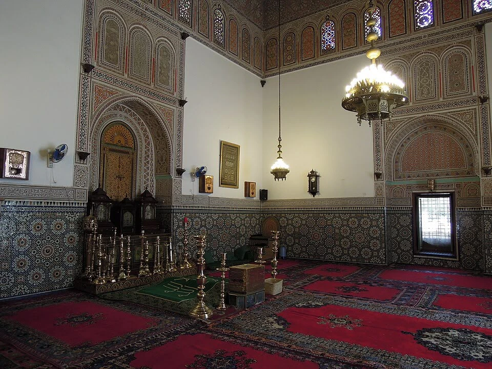 Mausoleum chamber of Sidi Bel Abbes
